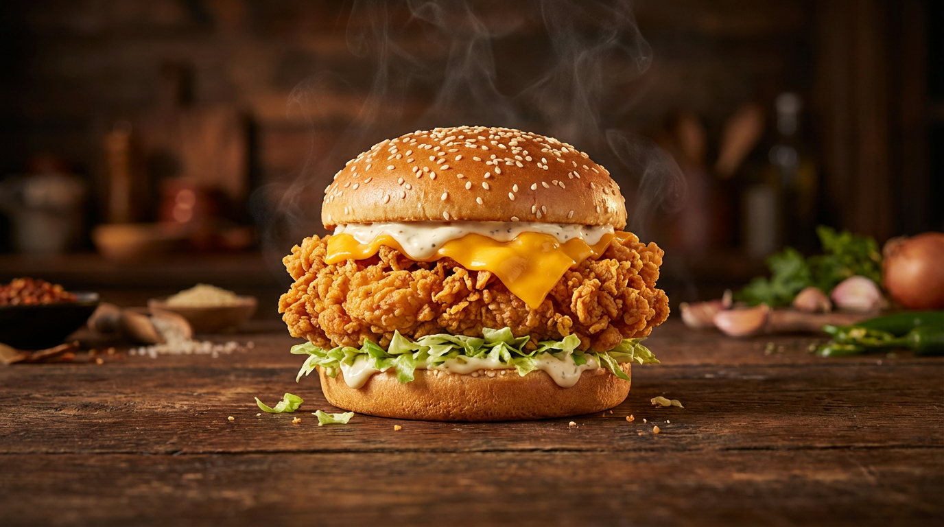 Crunchos Famous Chicken Burger